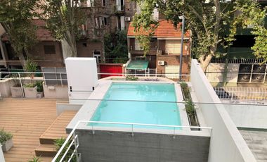 NUÑEZ, Duplex a estrenar de categoria , con pileta parrilla y solarium, Baño y toillette. Fachada de época,