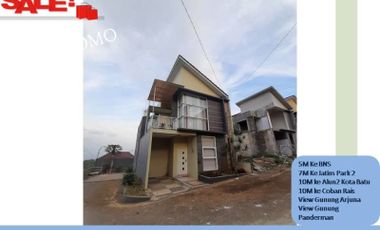 Rumah Villa Dijual Di Batu Malang Tipe 67 Udara Sejuk & Dingin