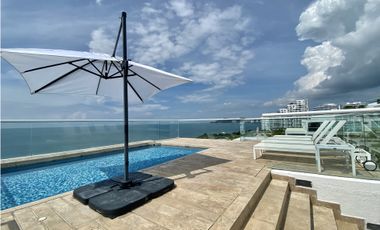 Venta de apartamento con piscina privada en Playa dormida, Santa Marta