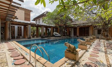 Unique Thai Bali style villa on a land of 1600 Sqm in Bangkok, Thailand