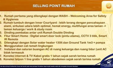 DI JUAL RUMAH BARU KONSEP MINIMALIS TEPAT DI SEBERANG MALL CIPUTRA HANYA 800 JUTAAN