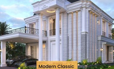 Dijual Rumah Icon Eastern Cosmo BSD City Tangerang, Unit Baru Bangun Mewah Model Modern Classic