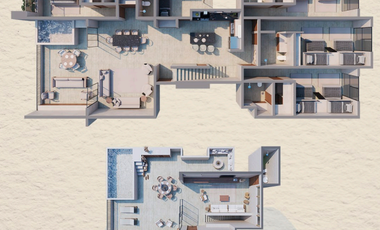 Departamento en venta en Yucatán, Sandre, Sisal ( PENT HOUSE)