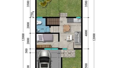 Hunian Scandinavia style dgn Smart Home Gunung sindur,Bogor