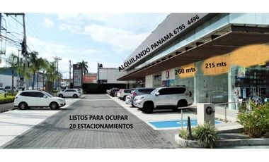 Se Alquilan 3 Exelentes Locales desde 175,215,260 Mts $2.625.oo+Itbms
