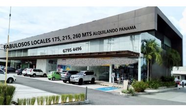 Se Alquilan 3 Exelentes Locales desde 175,215,260 Mts $2.625.oo+Itbms