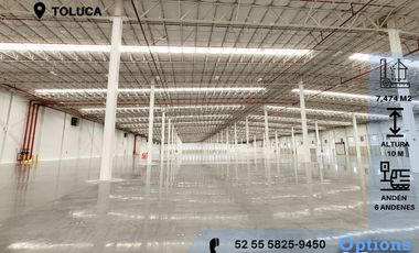 Incredible industrial warehouse for rent in Toluca