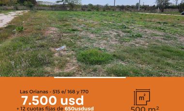 Terreno en venta - 500Mts2 - Las Orianas, Melchor Romero [FINANCIADO]
