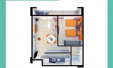 1 Dormitorio D - Edificio Miraggio