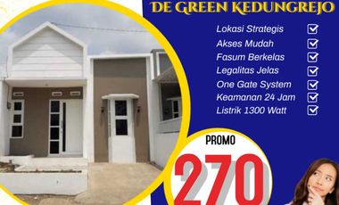 Rumah murah minimalis di De Green Kedungrejo