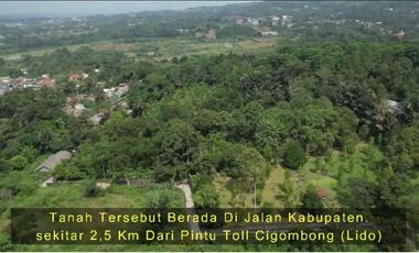 DIJUAL LAHAN PERKEBUNAN - Cigombong, Cisalada, Bogor