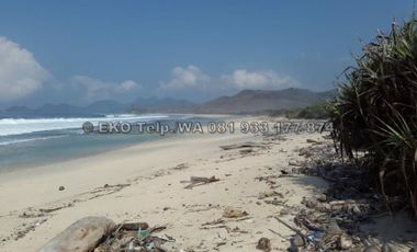 Tanah Tepi Pantai Meang Pasir Putih View Menawan Lombok