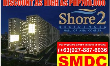 10% DISCOUNT SHORE 2 n 3 Residences PROMO Only for Filipino
