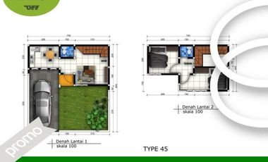 Jual Rumah Malang 2 Lantai Tipe 45/77 Free Biaya2, Diskon 20% Hanya saat PPKM