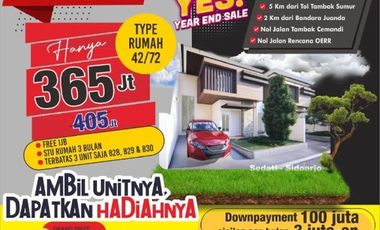 Jual Rumah Murah di Sidoarjo - ON SALE! Diamond Village Juanda 1, Hunian Nyaman dan Strategis