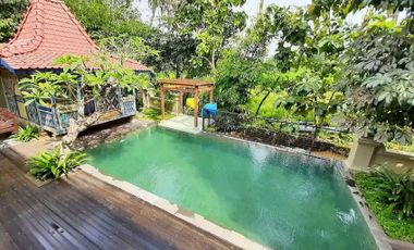 Rumah Villa Dekat Persawahan dan Sungai Kecil Area Sejuk Palagan