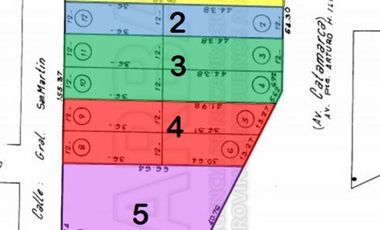 Fraccion completa o separada por lotes - Av. Arturo Ilia 2900 San Justo