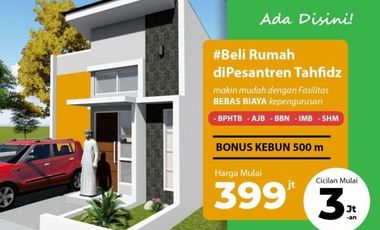 Beli Rumah Syariah Bonus kavling 500m² plus bonus lainnya Tajurhalang Bogor