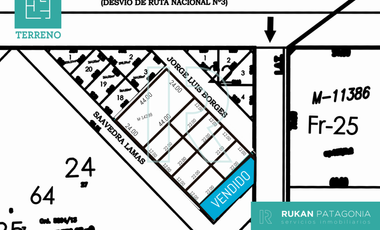 #VentaRUKAN | TERRENOS EN VENTA | RUTA 3 ACCESO SUR | Caleta Olivia | Desde U$D44.000.- | con TITULO DE PROPIEDAD | Servicios | Lotes desde 528 m2.-