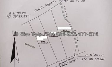 Tanah Murah Tepi Pantai Pasir Putih Pulau Moyo