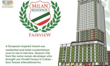 Affordable condo in Fairview near MRT-7 at only P9,950/month