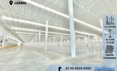 Rent of industrial warehouse in Lerma