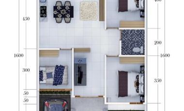 RUMAH DI JUAL TYPE 80 ,KPR 36 JT SAMPAI AKAD