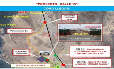 Oferta De Lotes En Chilca