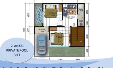 View G. Arjuna RUMAH VILLA MURAH DI KOTA BATU TIPE 67