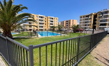 Se arrienda iluminado Dpto. 3D 2B sector norte vista al mar