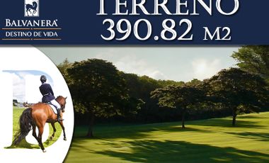 En Venta Terreno en Balvanera Polo & Country Club de 390 m2, GANELO!