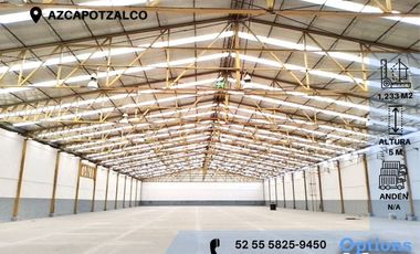 Rent in Azcapotzalco industrial warehouse