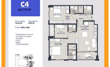 Apartamentos Nuevos 2 recámaras y LockOff en CENTRIQO, PANAMA PACIFICO