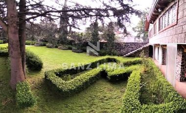 SAN ANDRES TOTOLTEPEC, TLALPAN: ESPLENDIDA CASA DE CAMPO, UN REMANSO DE PAZ.