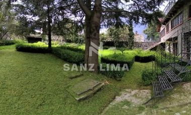 SAN ANDRES TOTOLTEPEC, TLALPAN: ESPLENDIDA CASA DE CAMPO, UN REMANSO DE PAZ.