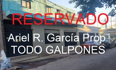Galpon/Local 225m2 en esquina techo losa
