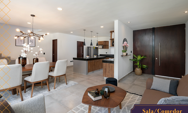 Casa en venta en privada con amenidades en Cholul