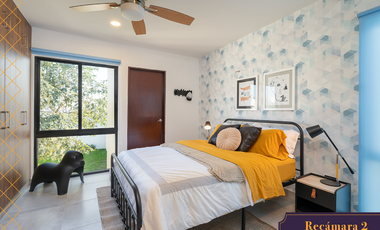 Casa en venta en privada con amenidades en Cholul