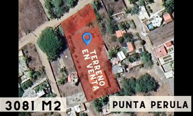 VENTA DE TERRENO 3084.11 m2 en PUNTA PERULA