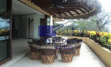 A01 Exclusivo departamento en Renta 5 recamaras con vista al pacifico Ixtapa