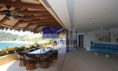 A01 Exclusivo departamento en Renta 5 recamaras con vista al pacifico Ixtapa