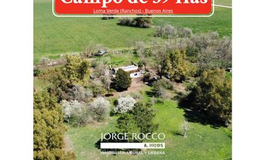 Campo en venta en Loma Verde. 59 Has mixto.