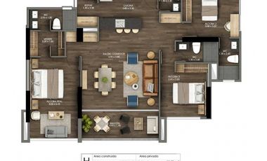 Venta de Apartamento ubicado en el Retiro en Unidad Cerrada