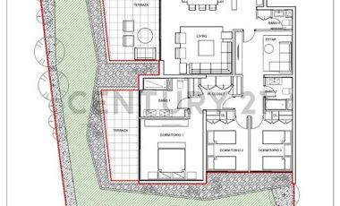 DEPARTAMENTO CON PATIO PRIVADO 3 DORM + SALA, 2 EST