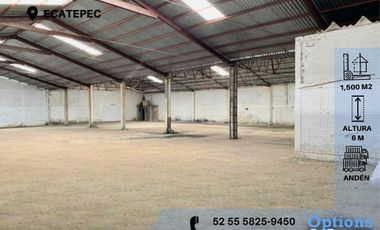 Rent and immediate sale of an industrial warehouse in Ecatepec
