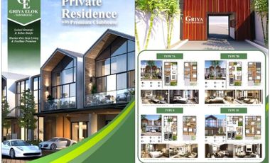 [64EA4C] For Sale 4 Bedroom House, 125m2 - Griya Elok Townhouse Padang