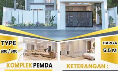 RUMAH DI JUAL TYPE 600 DI JL CEMARA GADING PEKANBARU FULL INTERIOR