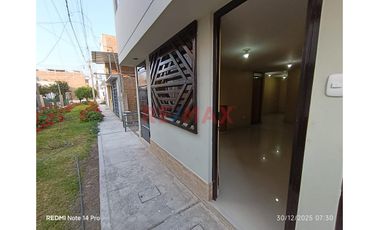 Se Alquila Departamento En Primer Piso Urb. Derrama Magisterial