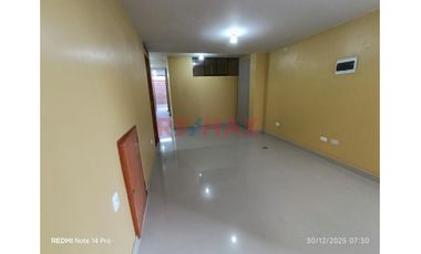 Se Alquila Departamento En Primer Piso Urb. Derrama Magisterial