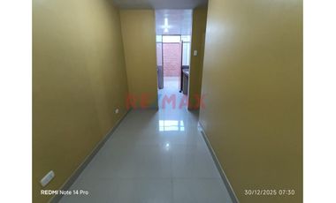 Se Alquila Departamento En Primer Piso Urb. Derrama Magisterial